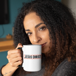 Load image into Gallery viewer, Powered by Jesus Christ - Color Changing Mug
