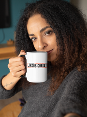 Load image into Gallery viewer, Powered by Jesus Christ - Color Changing Mug
