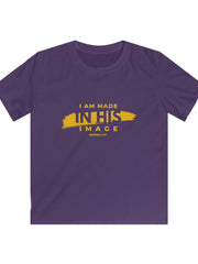 Load image into Gallery viewer, I Am Made in His Image - Kids Softstyle Tee
