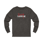 Load image into Gallery viewer, God Favors Me - Women&#39;s Jersey Long Sleeve Tee

