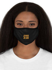 Load image into Gallery viewer, John 3:16 - Fitted Polyester Face Mask
