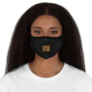 John 3:16 - Fitted Polyester Face Mask