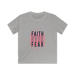 Load image into Gallery viewer, Faith over Fear - Kids Softstyle Tee
