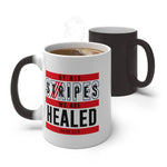 Load image into Gallery viewer, By His Stripes We are Healed - Color Changing Mug
