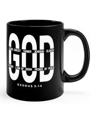 Load image into Gallery viewer, God - Black mug 11oz
