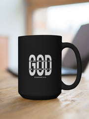 Load image into Gallery viewer, God - Black Mug 15oz
