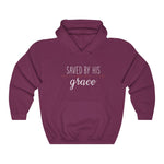 Load image into Gallery viewer, Saved By His Grace - Women&#39;s Heavy Blend™ Hooded Sweatshirt

