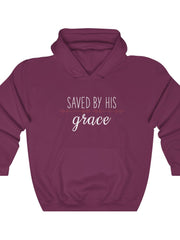 Load image into Gallery viewer, Saved By His Grace - Women&#39;s Heavy Blend™ Hooded Sweatshirt
