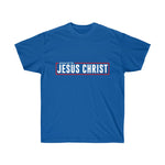 Load image into Gallery viewer, Powered by Jesus Christ - Men&#39;s Ultra Cotton Tee
