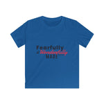 Load image into Gallery viewer, Fearfully and Wonderfully Made - Kids Softstyle Tee
