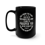 Load image into Gallery viewer, For I know the plans I have for you - Black Mug 15oz
