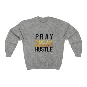 Pray Dream Hustle - Men's Heavy Blend™ Crewneck Sweatshirt