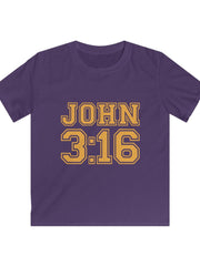 Load image into Gallery viewer, John 3:16 - Kids Softstyle Tee
