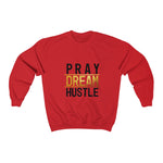 Load image into Gallery viewer, Pray Dream Hustle - Men&#39;s Heavy Blend™ Crewneck Sweatshirt
