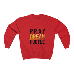 Pray Dream Hustle - Men's Heavy Blend™ Crewneck Sweatshirt