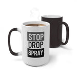 Load image into Gallery viewer, Stop Drop &amp; Pray - Color Changing Mug
