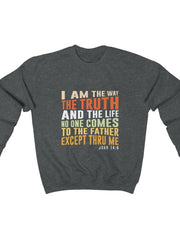 Load image into Gallery viewer, Men&#39;s I am the Way the Truth the Life Heavy Blend™ Crewneck Sweatshirt

