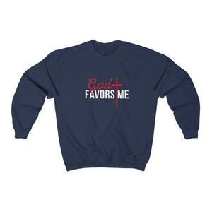 God Favors Me - Women's Heavy Blend™ Crewneck Sweatshirt