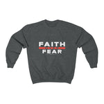 Load image into Gallery viewer, Men&#39;s Faith over Fear Heavy Blend™ Crewneck Sweatshirt
