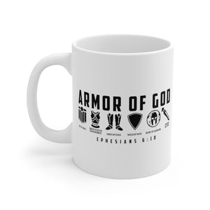 Armor of God - White Ceramic Mug