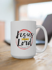 Load image into Gallery viewer, Jesus is Lord - White Ceramic Mug
