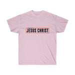 Load image into Gallery viewer, Powered by Jesus Christ - Women&#39;s Ultra Cotton Tee
