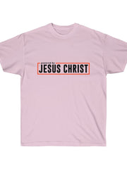 Load image into Gallery viewer, Powered by Jesus Christ - Women&#39;s Ultra Cotton Tee
