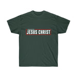 Load image into Gallery viewer, Powered by Jesus Christ - Men&#39;s Ultra Cotton Tee
