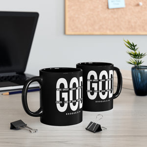 God - Black mug 11oz