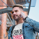 Load image into Gallery viewer, I can do all things through Christ - Men&#39;s Ultra Cotton Tee

