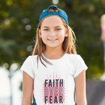 Load image into Gallery viewer, Faith over Fear - Kids Softstyle Tee
