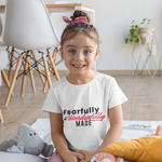 Load image into Gallery viewer, Fearfully and Wonderfully Made - Kids Softstyle Tee
