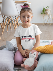 Load image into Gallery viewer, Fearfully and Wonderfully Made - Kids Softstyle Tee
