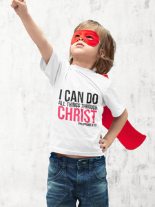 I Can Do All Things Through Christ - Kids Softstyle Tee