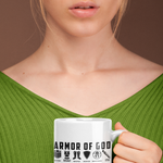 Load image into Gallery viewer, Armor of God - White Ceramic Mug
