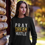 Load image into Gallery viewer, Pray Dream Hustle - Women&#39;s Heavy Blend™ Crewneck Sweatshirt
