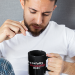 Load image into Gallery viewer, Fearfully and Wonderfully Made - Black mug 11oz
