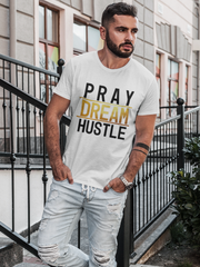 Load image into Gallery viewer, Pray Dream Hustle - Men&#39;s Ultra Cotton Tee
