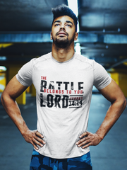 Load image into Gallery viewer, The Battle belongs to you Lord - Men&#39;s Ultra Cotton Tee
